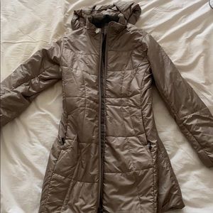 Exofficio Taupe Light Puffer Coat